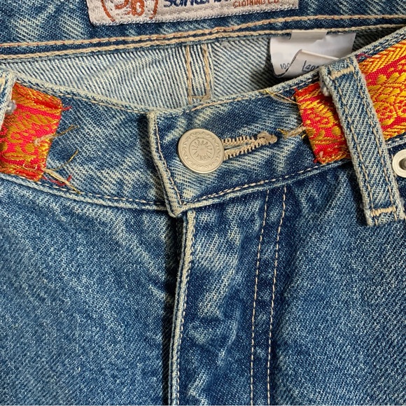 Vintage Santa Barbara Jeans Boho Cropped Flare - Picture 8 of 10